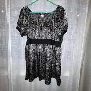Plus size babydoll dressy top size 2x